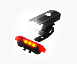KIT DE LUZ LED DELANTERA TRASERA PARA BICICLETA