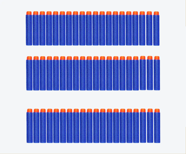 Pack 60 Dardos Repuesto de Calidad Azules tipo Nerf