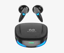 Auricular Gamer Inalámbrico Anti Agua Batería de Alta Capacidad con Luces Negro