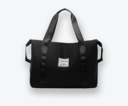 Bolso Negro Plegable Impermeable Multifunción Deportivo