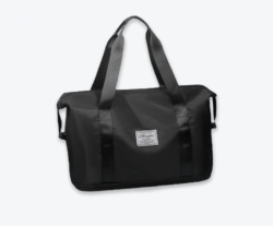 Bolso Negro Plegable Impermeable Multifunción Deportivo