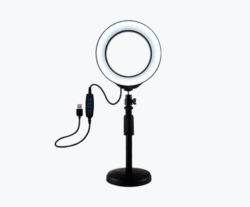 ANILLO LUZ LED SELFIE PROFESIONAL CON BASE