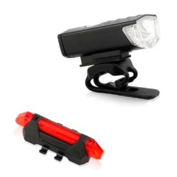 KIT DE LUZ LED DELANTERA TRASERA PARA BICICLETA