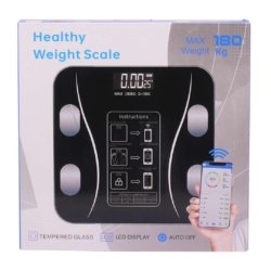 BALANZA DIGITAL BT CON MEDIDOR DE GRASA BLANCO