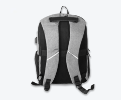 Mochila Gris Multi Usos Para Laptop Deportes y Anti Robo