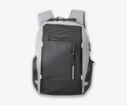 Mochila Gris Multi Usos Para Laptop Deportes y Anti Robo