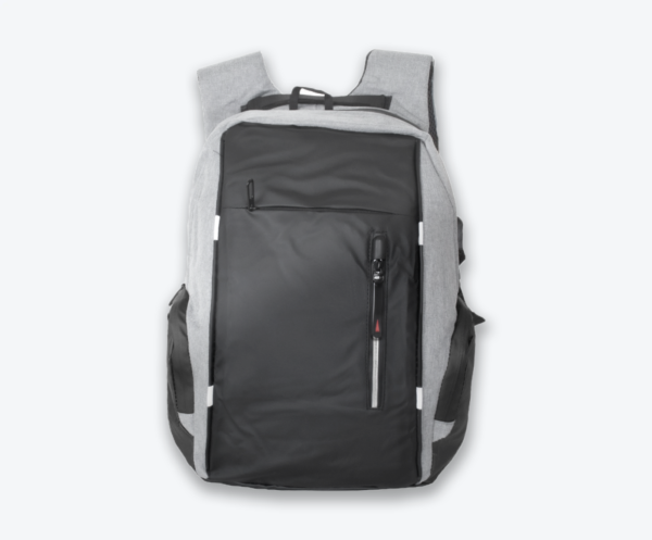 Mochila Gris Multi Usos Para Laptop Deportes y Anti Robo