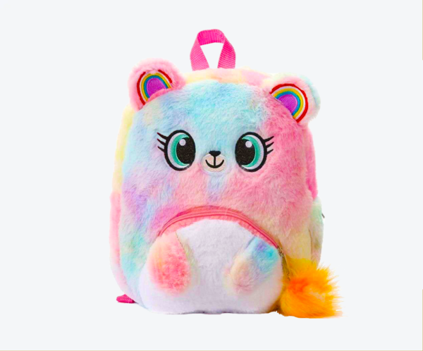 Mochila Arcoíris Diseño Oso con Luces