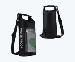 BOLSA IMPERMEABLE ESTANCO 2L C/PANTALLA NEGRO