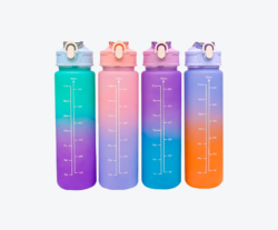 BOTELLA DE AGUA 750ML C/ INDICADOR ML Y OZ