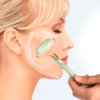 Rodillo Masajeador Facial Marmolado para Gua Sha y Confort